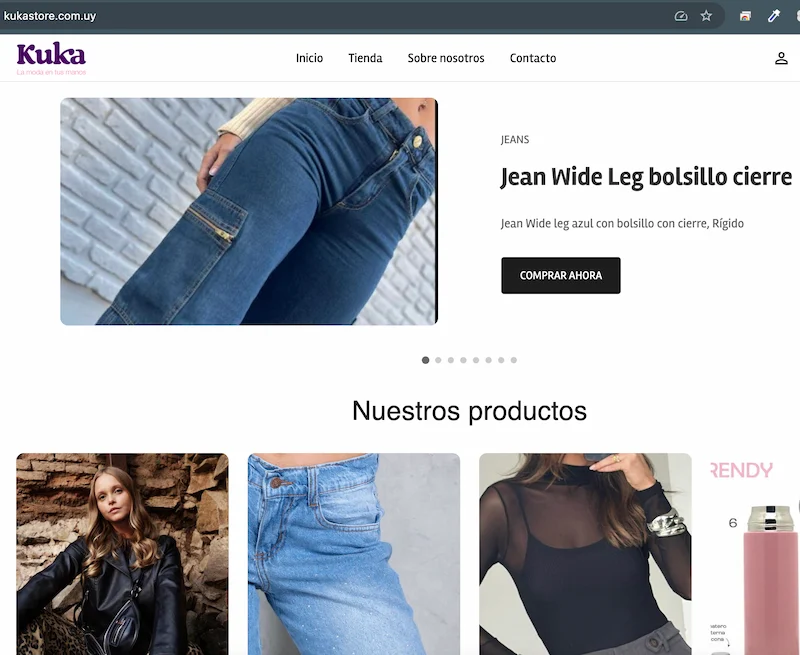 Vista previa de Kuka Store